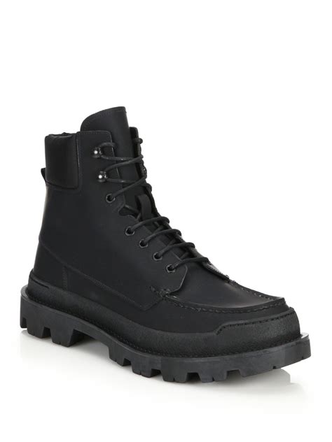 prada hiking boots|prada lug sole combat boot.